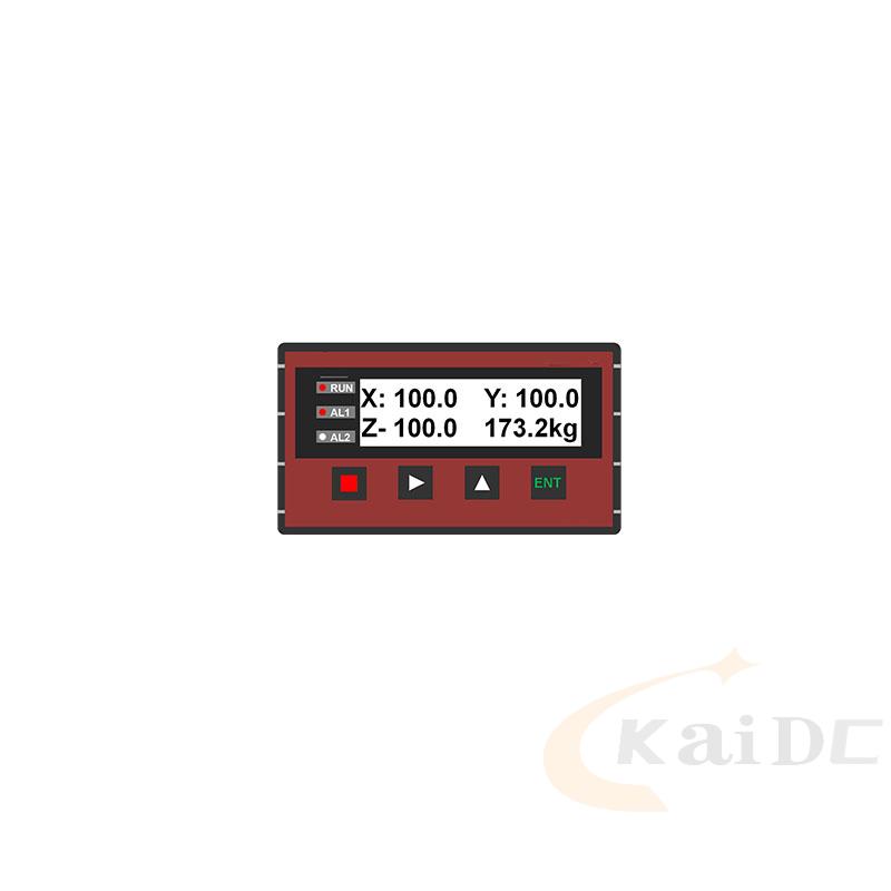 KDEV-B-491 3-axis force meter Multi-axis force sensor display